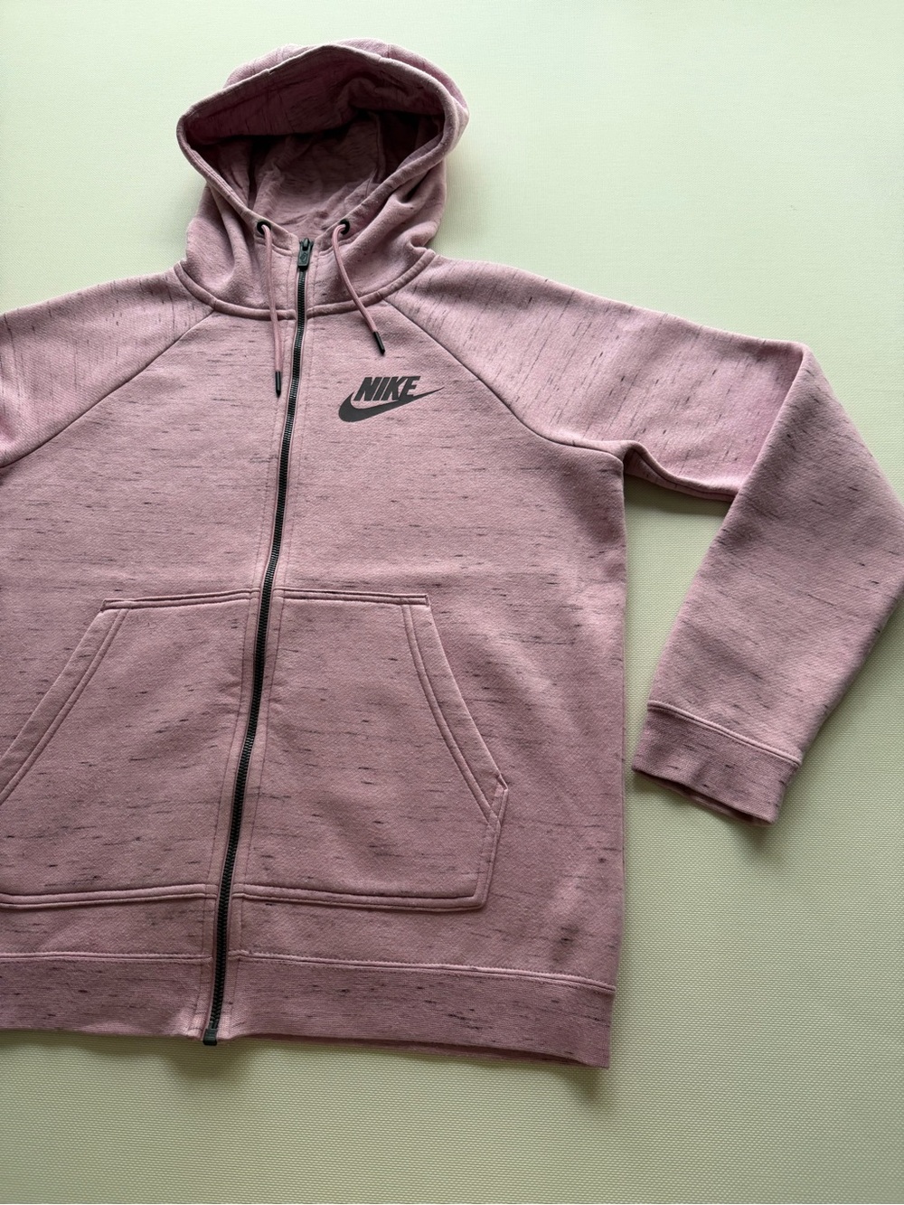 Nike Mauve Pink Full-Zip Hooded Sweatshirt